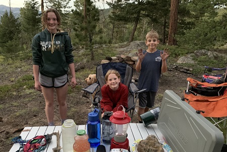 camping kids